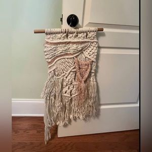 Bohemian macrame wall hanging